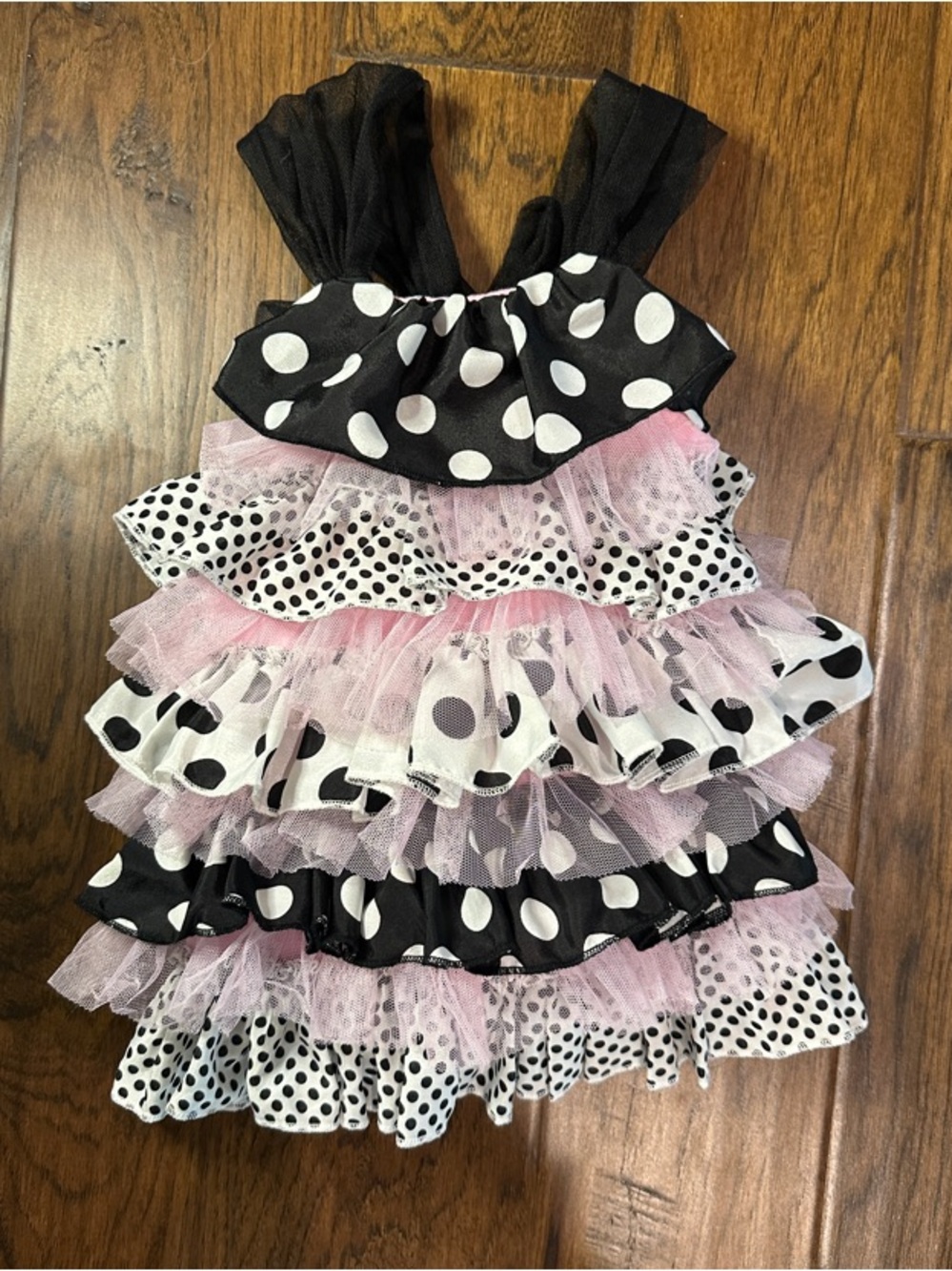 Mud Pie Ruffled Polka Dot Dress